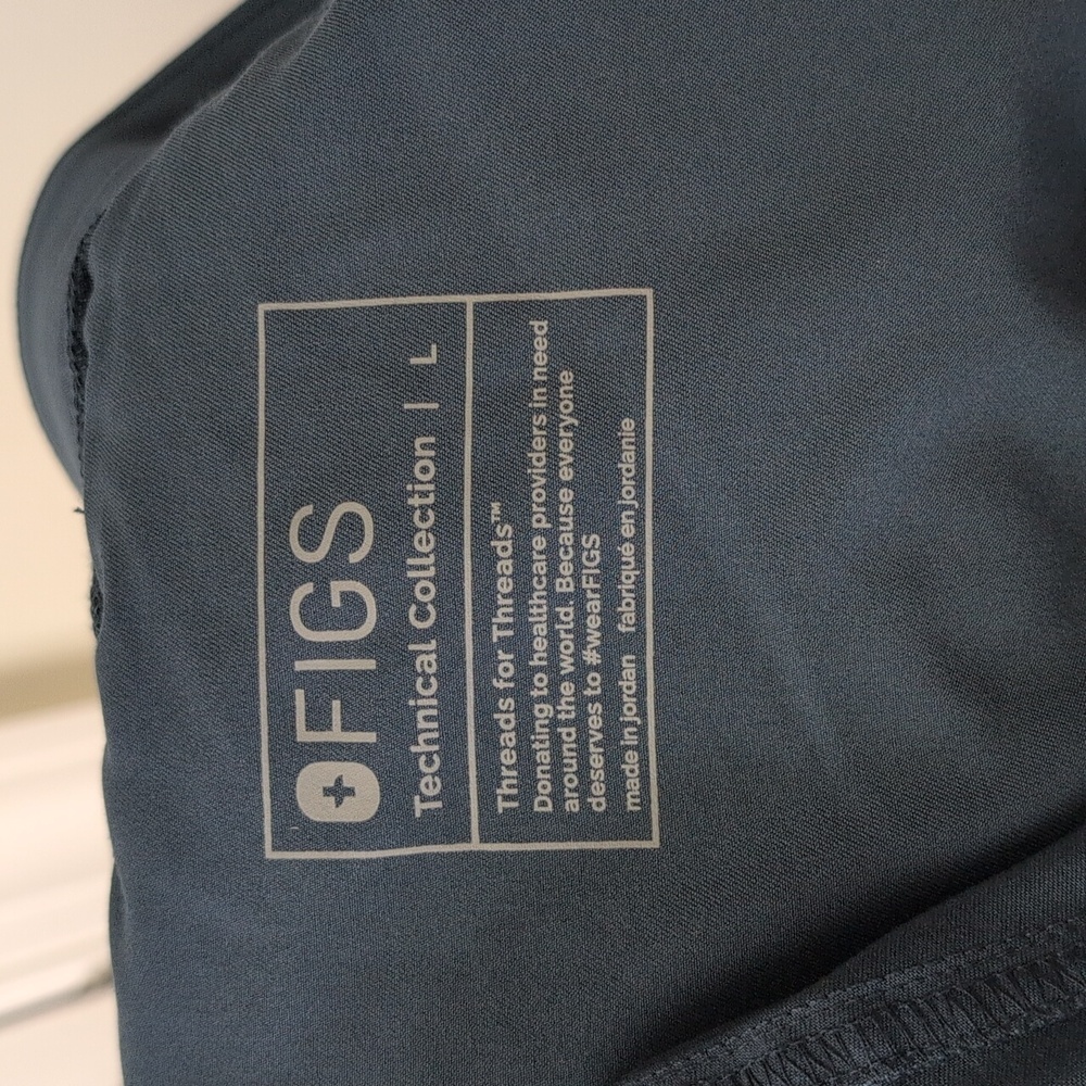 Figs Dark Harbour Cargo Kade Pants Drawstring Waist - Picture 3 of 4
